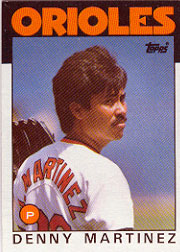 1986 Topps Baseball Cards      416     Dennis Martinez